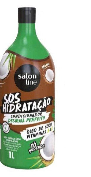 ACONDICIONADOR LISO EXTREMO SOS HIDRATADOR SALON LINE 1 LITRO