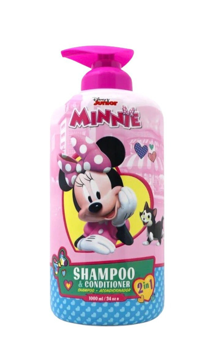 SHAMPOO Y ACONDICIONADOR MINNIE DISNEY JUNIOR 1000 ML