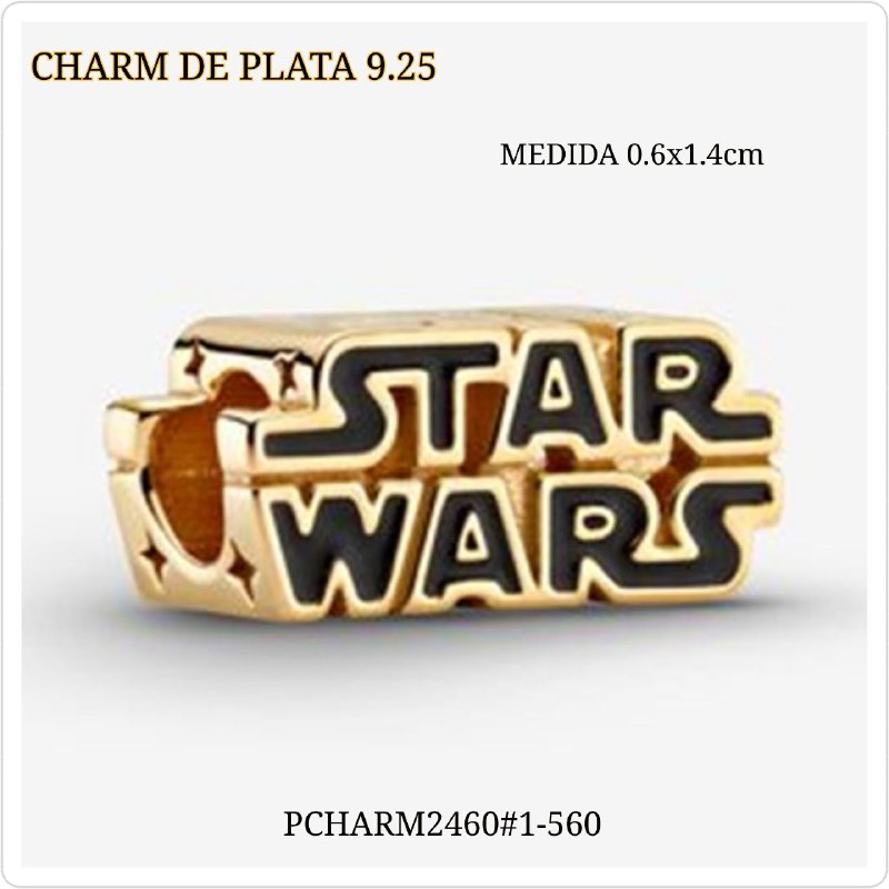 PCHARM2460#1 ROSE DE STAR WARS