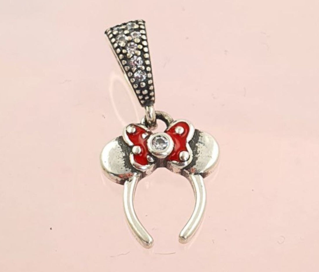 PCHARM2714 COLGANTE DE DIADEMA EN FORMA DE LAS OREJAS DE MINNIE MOUSE