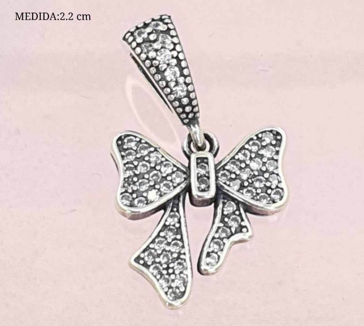 PCHARM2750  COLGANTE CHONGO CON CIRCONES TRANSPARENTES