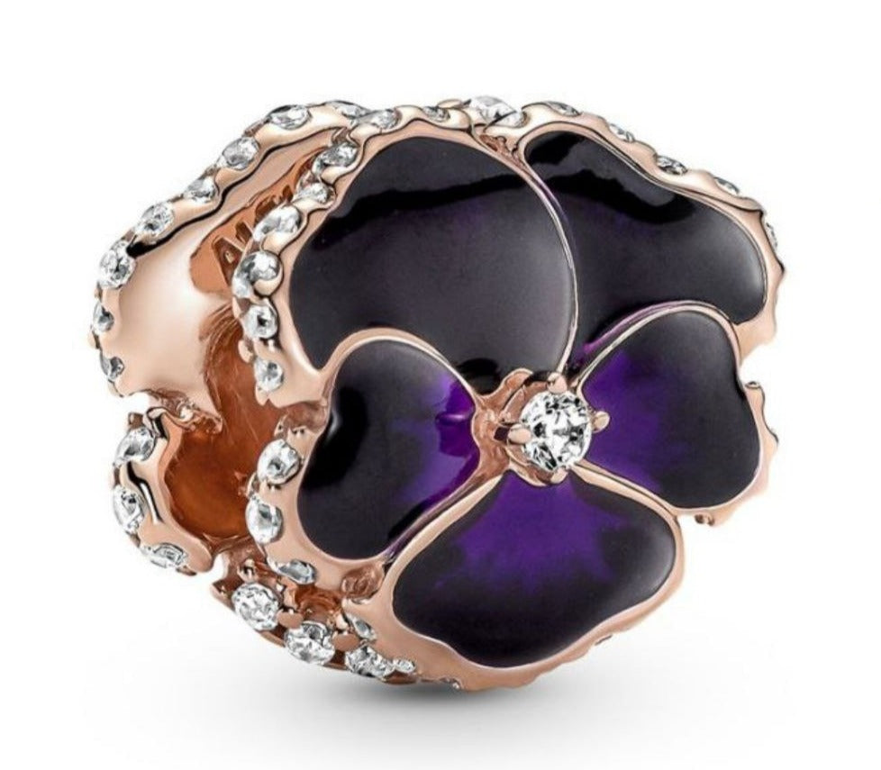 PCHARM2881 FLOR MORADA