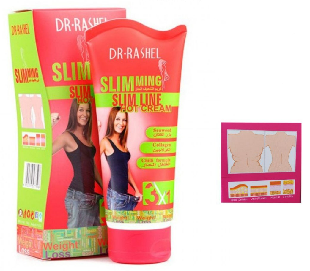 CREMA DE CUERPO ADELGAZANTE CALIENTE DR RASHEL 150G