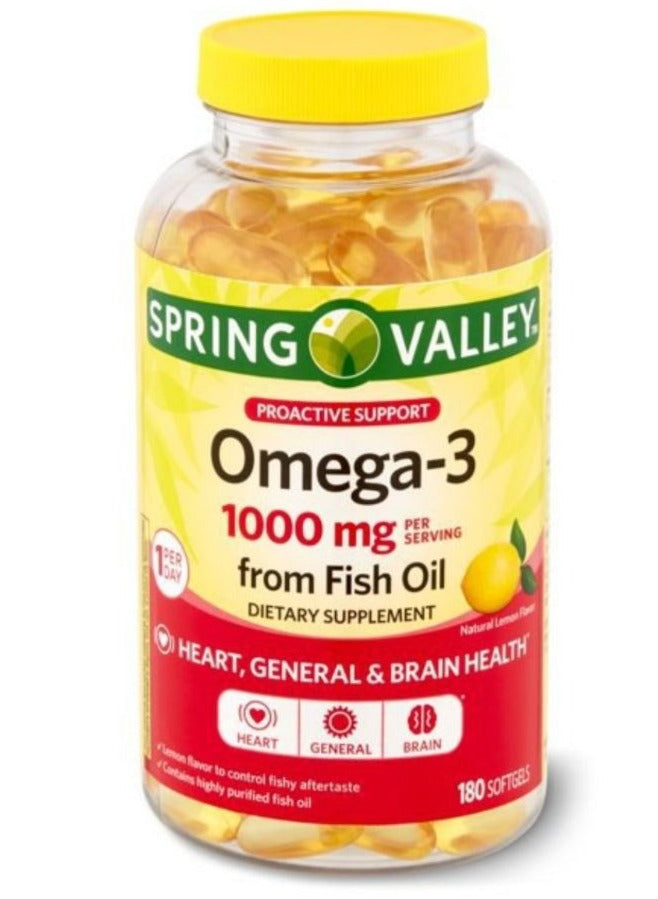 SPRING VALLEY OMEGA 3- 1000MG