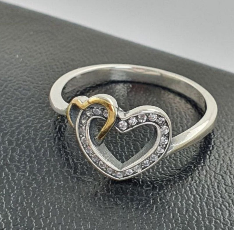 PANI1710 ANILLO CORAZON PANDORA, PLATA 925